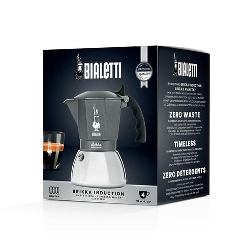 Italienische Kaffeemaschine Bialetti Brikka Aluminium-1