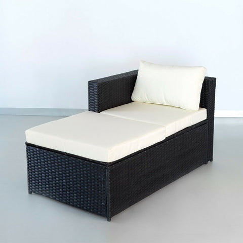 Gartenmöbel Aktive Dreisitzer-Sofa Beistelltisch 203 x 125 x 64 cm-3