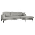 Chaise Longue DKD Home Decor Grau Polyester Metall (240 x 160 x 85 cm)-0