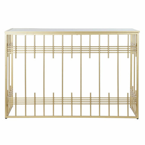 Konsole DKD Home Decor Kristall Schwarz Gold Metall 120 x 40 x 81 cm-0