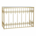 Konsole DKD Home Decor Kristall Schwarz Gold Metall 120 x 40 x 81 cm-1