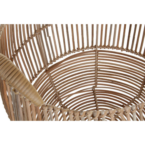 Korb-Set DKD Home Decor Metall Rattan (40 x 40 x 38 cm)-2