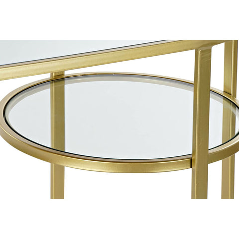 Konsole DKD Home Decor Spiegel Kristall Gold Metall (102 x 36 x 79 cm)-2