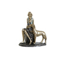 Deko-Figur DKD Home Decor Blau Gold Damen 15 x 9,5 x 18 cm-0