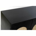 Anrichte DKD Home Decor Schwarz natürlich Rattan Mango-Holz (150 x 40 x 65 cm)-1