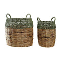 Korb-Set DKD Home Decor Rattan (33 x 33 x 40 cm)-0