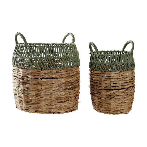 Korb-Set DKD Home Decor Rattan (33 x 33 x 40 cm)-0