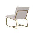 Sessel DKD Home Decor Beige Gold Metall (66 x 71 x 77 cm)-4