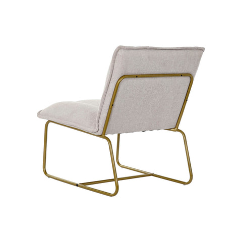 Sessel DKD Home Decor Beige Gold Metall (66 x 71 x 77 cm)-4