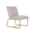 Sessel DKD Home Decor Beige Gold Metall (66 x 71 x 77 cm)-0