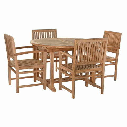 Tisch-Set mit 4 Stühlen DKD Home Decor 75 cm 120 x 120 x 75 cm-0