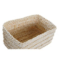 Korb-Set DKD Home Decor 28 x 21 x 15 cm Naturfaser-2