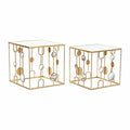 2nd-Set Tischchen DKD Home Decor Gold 50 x 50 x 50 cm-0