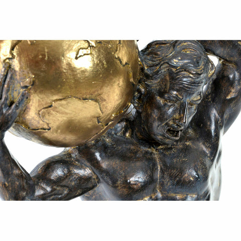 Deko-Figur DKD Home Decor Herren 23 x 19 x 42 cm Schwarz Gold-2