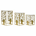 3er-Set Tischchen DKD Home Decor Gold 40 x 40 x 70 cm-0