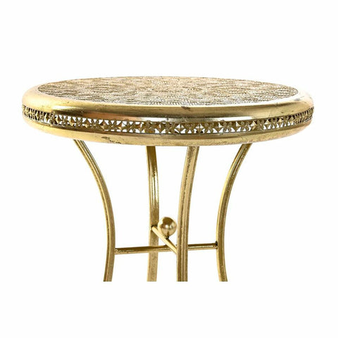 Beistelltisch DKD Home Decor Gold Metall (42 x 42 x 57 cm)-2