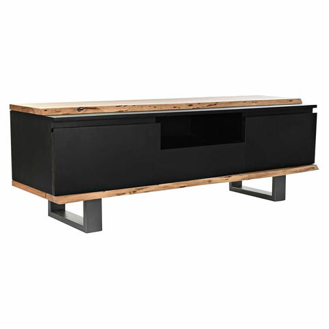 TV-Möbel DKD Home Decor Schwarz 145 x 45 x 50 cm Braun Mango-Holz-0