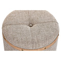 Hocker DKD Home Decor   Beige natürlich Holz Metall Kunststoff 30 x 40 cm 120 x 44 x 43 cm-3