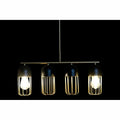 Deckenlampe DKD Home Decor Schwarz Gold Metall 50 W (60 x 11 x 26 cm)-4