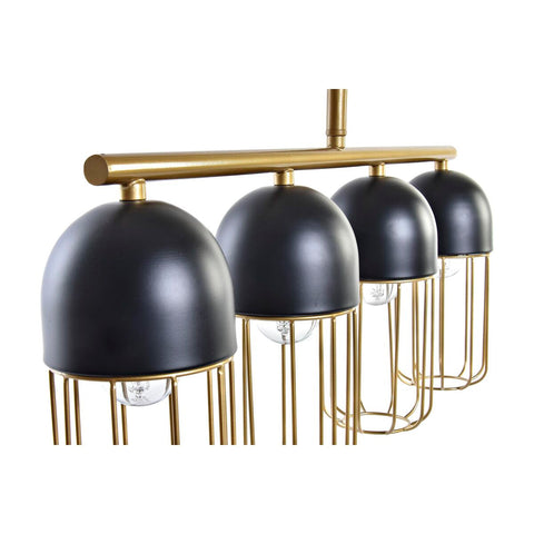 Deckenlampe DKD Home Decor Schwarz Gold Metall 50 W (60 x 11 x 26 cm)-3