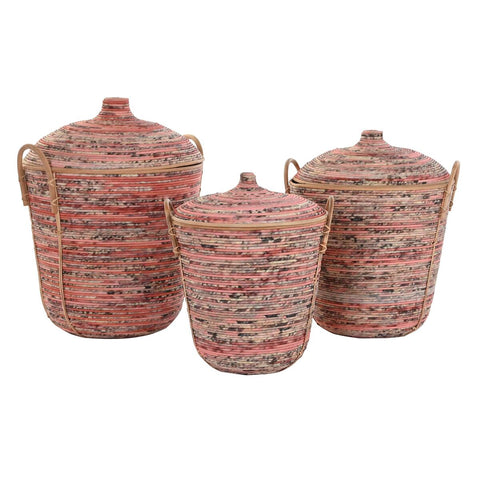 Korb-Set DKD Home Decor Rattan (51 x 51 x 67 cm)-2