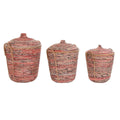 Korb-Set DKD Home Decor Rattan (51 x 51 x 67 cm)-0