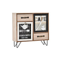 Mehrzweck-Organizer DKD Home Decor Küche 30 x 10 x 29 cm Kristall Metall Holz MDF Shabby Chic-0