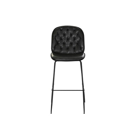 Hocker DKD Home Decor 50 x 53 x 114 cm Schwarz Metall Dunkelgrau Polypropylen-4