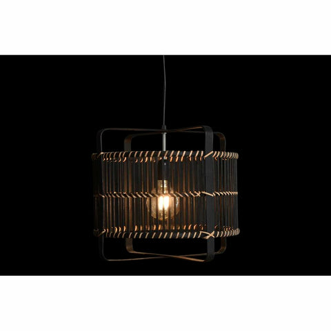 Deckenlampe DKD Home Decor Schwarz Bambus 50 W 40 x 40 x 35 cm-1