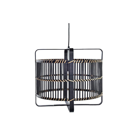 Deckenlampe DKD Home Decor Schwarz Bambus 50 W 40 x 40 x 35 cm-0