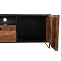 TV-Möbel DKD Home Decor 144,5 x 40 x 51 cm Schwarz Orange Recyceltes Holz Kiefer-3