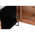 TV-Möbel DKD Home Decor 144,5 x 40 x 51 cm Schwarz Orange Recyceltes Holz Kiefer-2