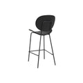 Hocker DKD Home Decor 52,5 x 49 x 104 cm 50 x 51 x 104 cm Schwarz Metall Polypropylen-4