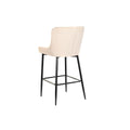 Hocker DKD Home Decor Schwarz Beige Metall 58,5 x 48,5 x 96,5 cm 48 x 55 x 100 cm 48 x 55 x 96,5 cm-4