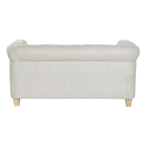 Sofa DKD Home Decor 151 x 82 x 70 cm natürlich Holz Braun Creme Vintage-1