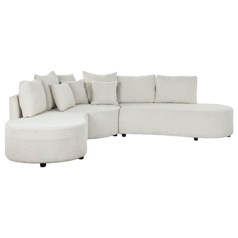 Sofa DKD Home Decor Weiß Holz Moderne 250 x 241 x 66 cm-0