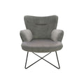 Sitz DKD Home Decor Grau Metall 67 x 81 x 87 cm-0