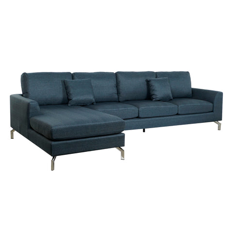 Sofa DKD Home Decor Blau Metall 300 x 160 x 85 cm-0