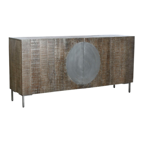 Anrichte DKD Home Decor Dunkelbraun Dunkelgrau 180 x 40 x 80 cm-0