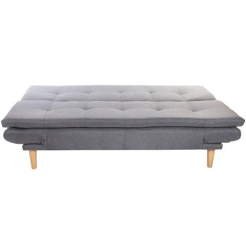 Schlafsofa DKD Home Decor Grau Holz Scandi 180 x 85 x 83 cm-5