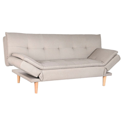 Schlafsofa DKD Home Decor Beige Holz Scandi 180 x 85 x 83 cm-2