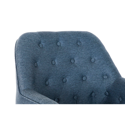 Sessel DKD Home Decor Blau Schwarz Metall 65 x 73 x 79,5 cm-1