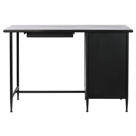 Schreibtisch DKD Home Decor Schwarz Metall Kristall 120 x 50 x 80 cm-1