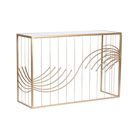 Konsole Home ESPRIT Gold Spiegel 120 x 40 x 80 cm-0