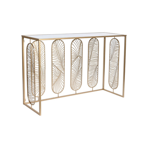 Konsole Home ESPRIT Gold Spiegel 120 x 40 x 80 cm-3