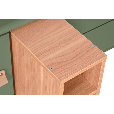 hocami - TV-Möbel Home ESPRIT grün Polypropylen Holz MDF 140 x 40 x 55 cm - tv-mobel-home-esprit-grun-polypropylen-holz-mdf-140-x-40-x-55-cm - 