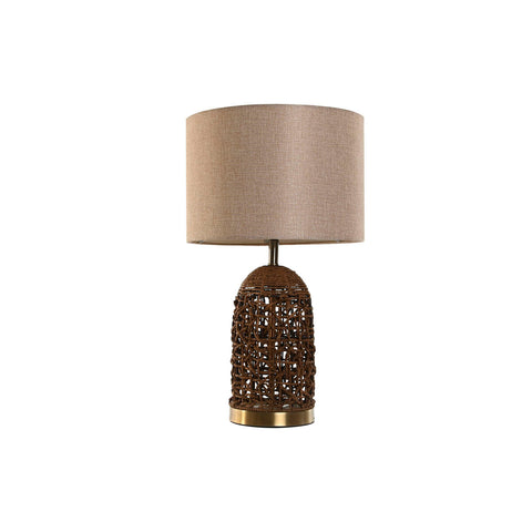 Tischlampe Home ESPRIT Braun Beige Gold 50 W 220 V 33 x 33 x 56 cm-0