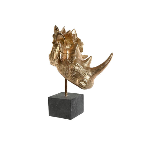 Deko-Figur Home ESPRIT Schwarz Gold 33 x 24 x 43,5 cm-0