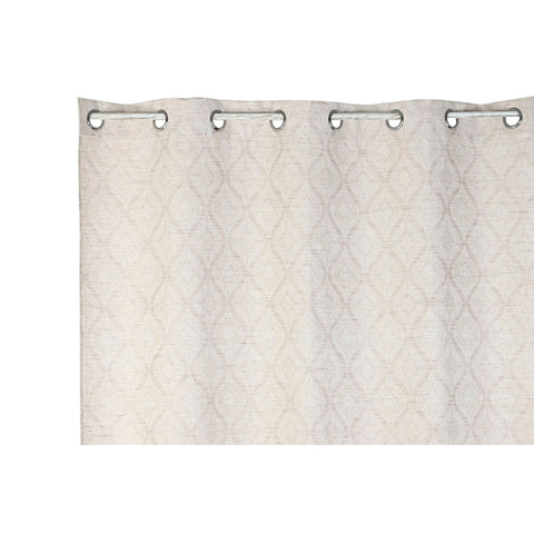 Vorhang Home ESPRIT Beige Polyester 140 x 260 x 260 cm-2