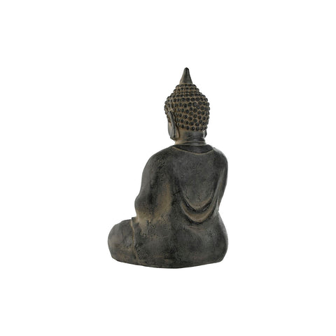 Deko-Figur Home ESPRIT Grau Buddha Orientalisch 35 x 24 x 52 cm-1